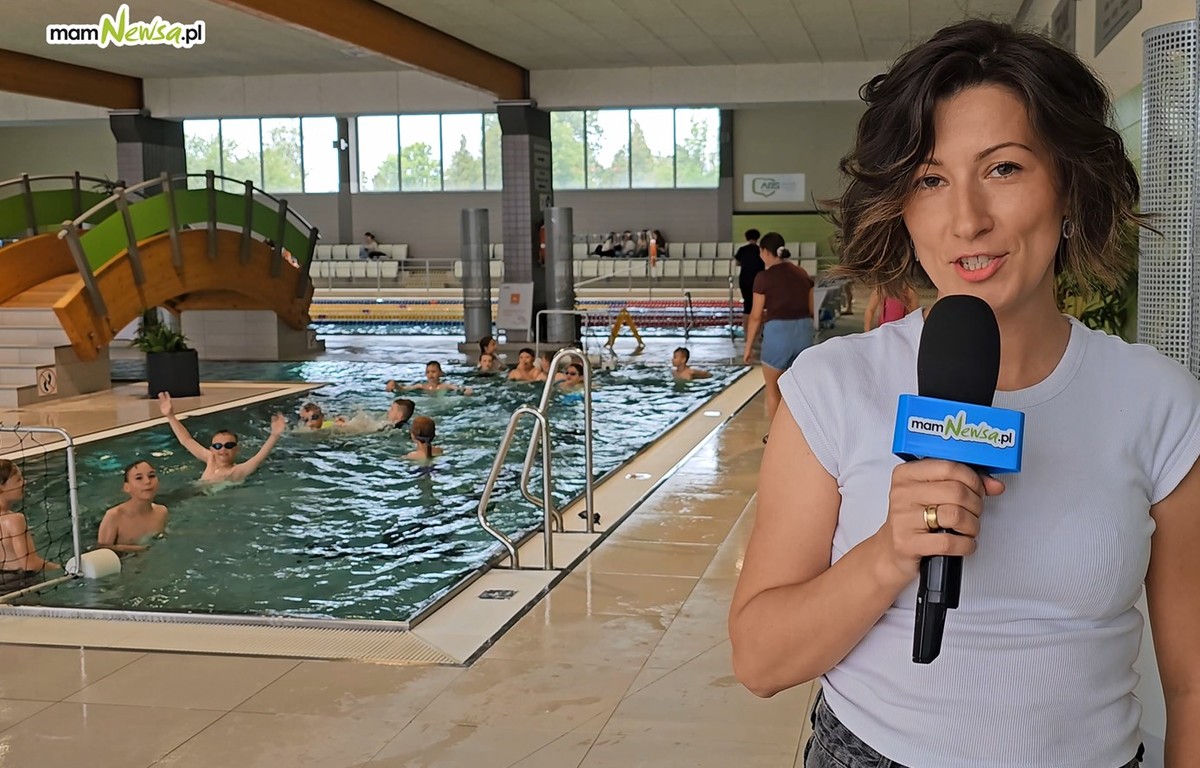 Przedwakacyjna akcja dla najmłodszych na basenie w Andrychowie